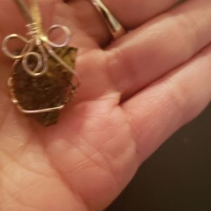 Moldavite necklace